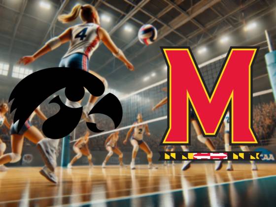 Iowa Hawkeyes at Maryland Terrapins Women's Volleyball